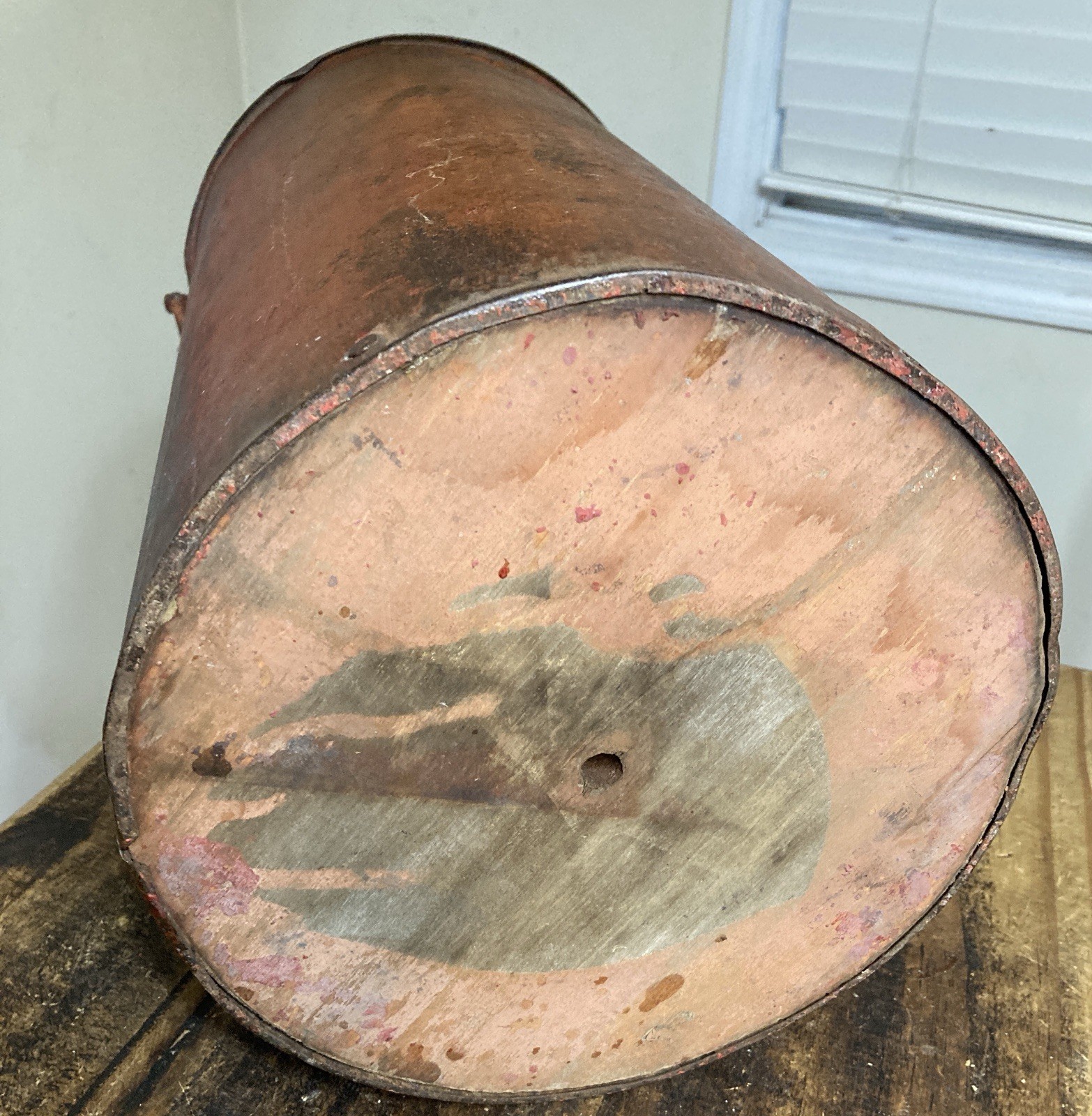 VERY RARE McCormick Twine Grain Binder Feeder Can 1800&rsquo;s Antique HARD TO FIND
