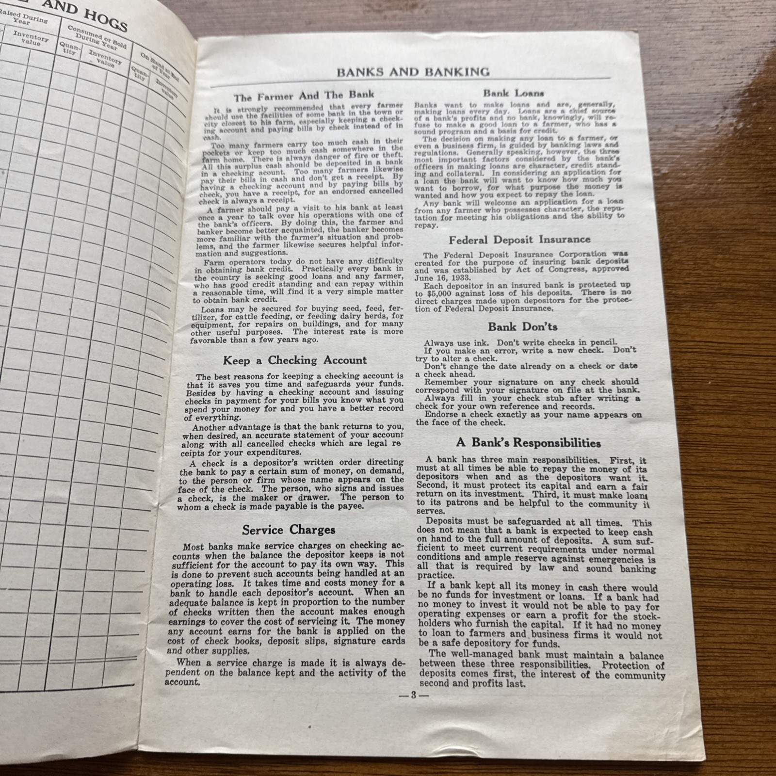 1950 Farm Account Book And Income Tax Record Miamisburg, Ohio