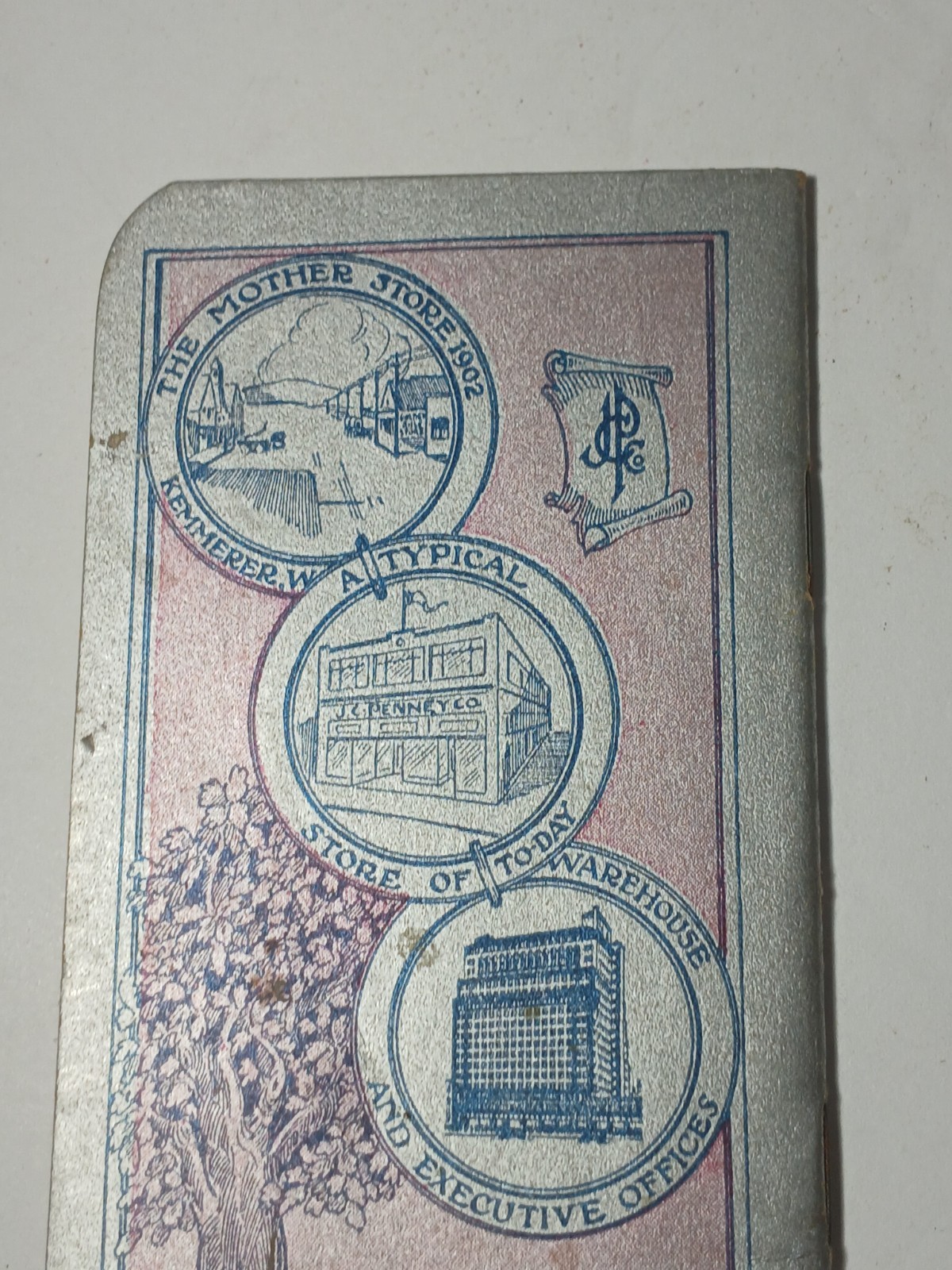 1927 Vintage Antique Fargo North Dakota JC Penney Advertising Ledger Book 25th