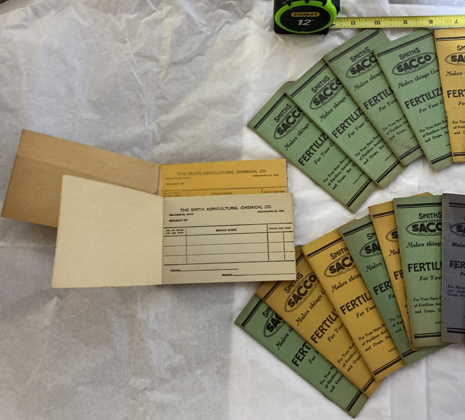20 Vintage Smiths Sacco Fertilizer Note Book Calendars
