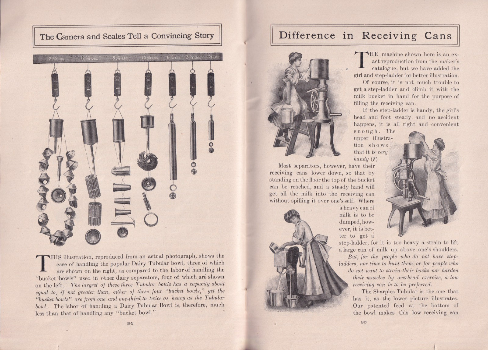 1910 Sharples Tubular Cream Separator Catalog Models Price List West Chester PA