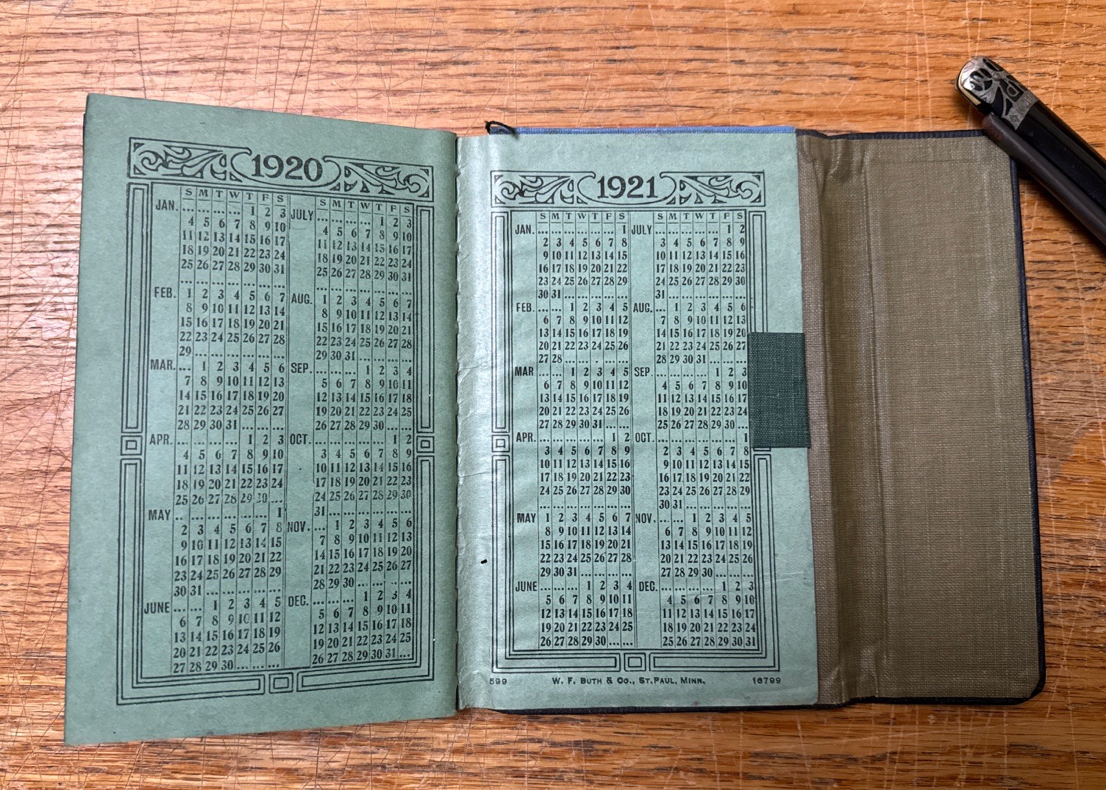 1920 Thuet Bros Live Stock Commission Notebook Complete St Paul Minnesota EUC