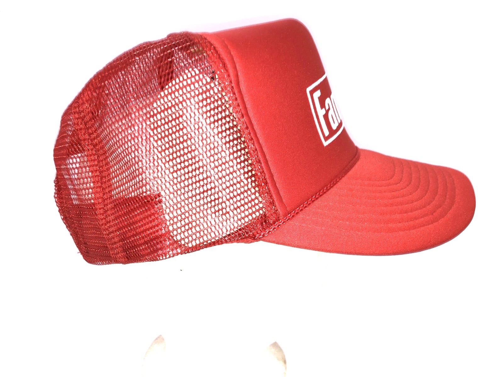 1980’S Vintage FARMALL Red Mesh Snapback Adjustable Trucker Hat / Cap – NEW
