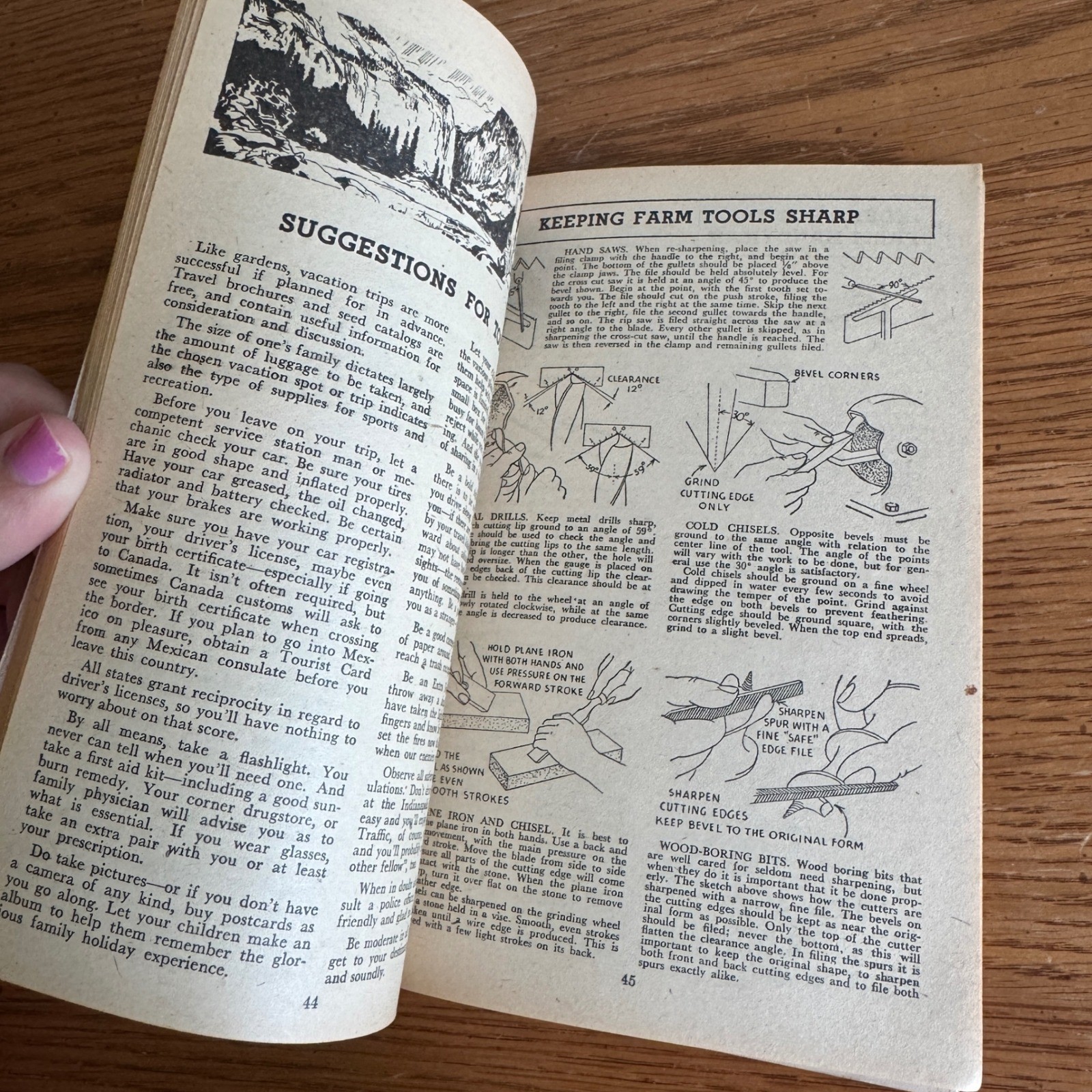 1947 BF Goodrich Farmers Handbook and Almanac Vintage Agriculture Advertising