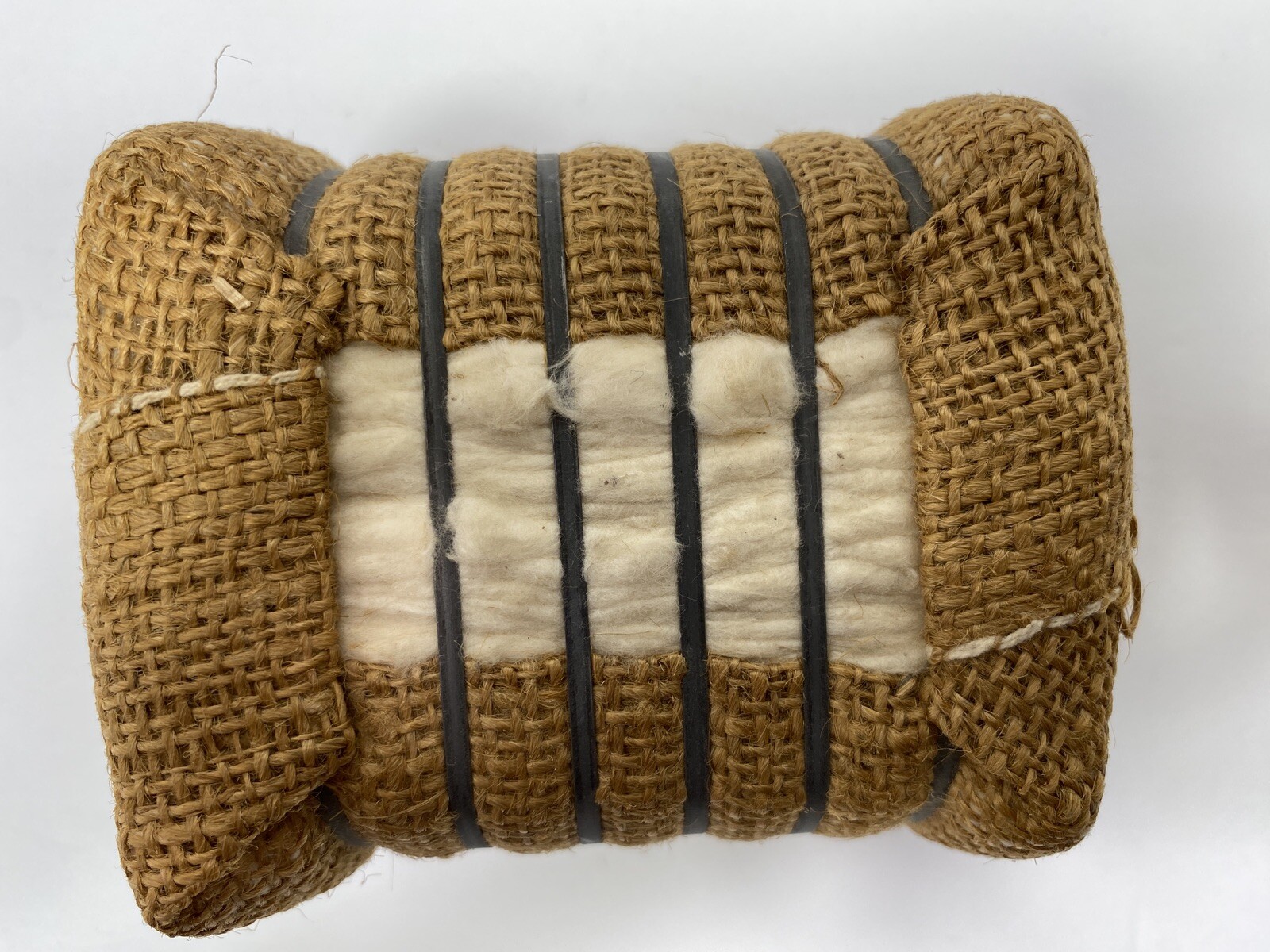 Vintage Cotton Bale Advertising Souvenir Mini Miniature Tag C & L Mini Bales