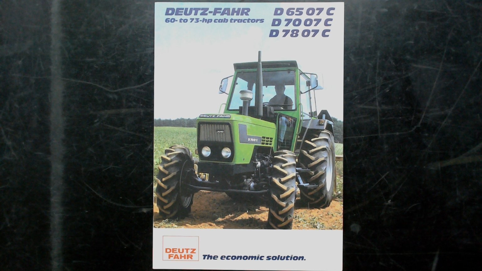 Deutz-Fahr D7007C Agricultural Brochure 70hp Diesel Tractor Vintage