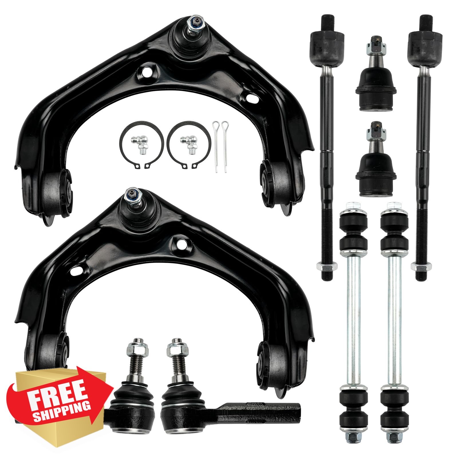 KAC 10Pcs Front Upper Suspension Kit Ford Explorer 06-10