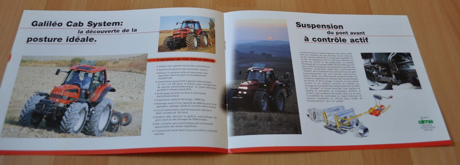 Same 2001 Tractor Agriculture Machinery Brochure Prospekt Opuscolo