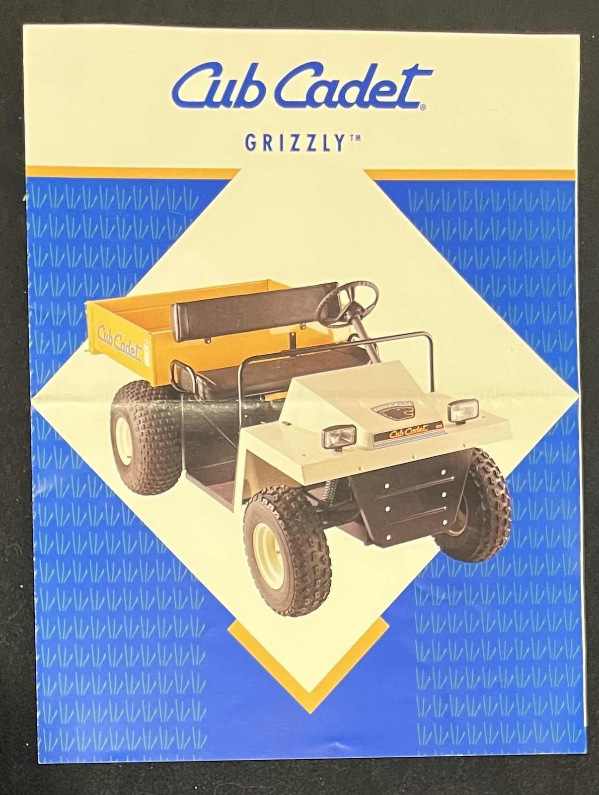 Cub Cadet Grizzly Brochure – Model 4016 Specs VTG 1990s Sales Catalog