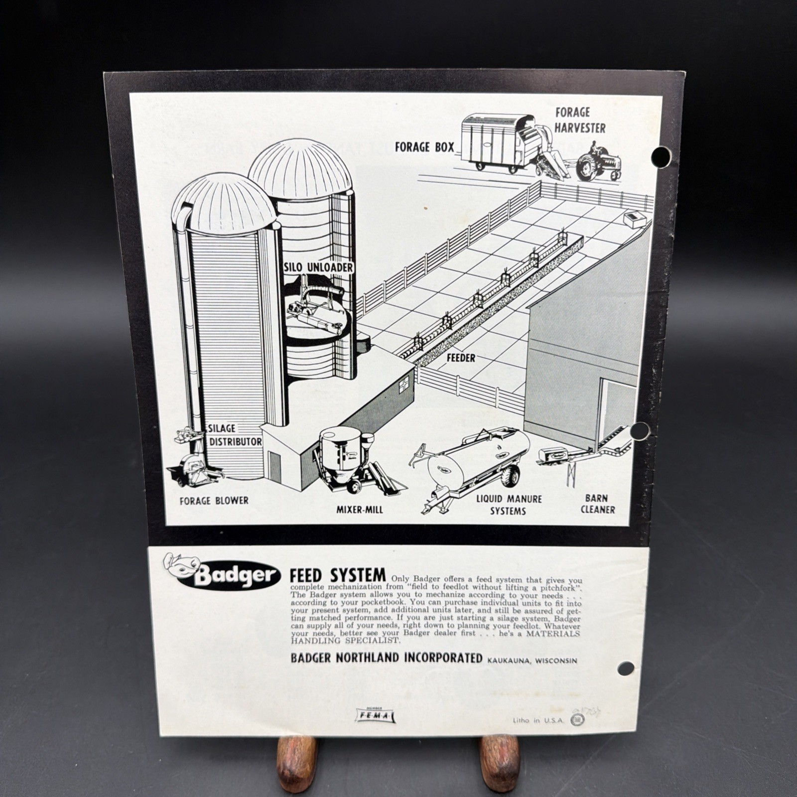 Vtg Badger Barn Equipment No. 336 Code 5-65 – 16 Page Farming Brochure
