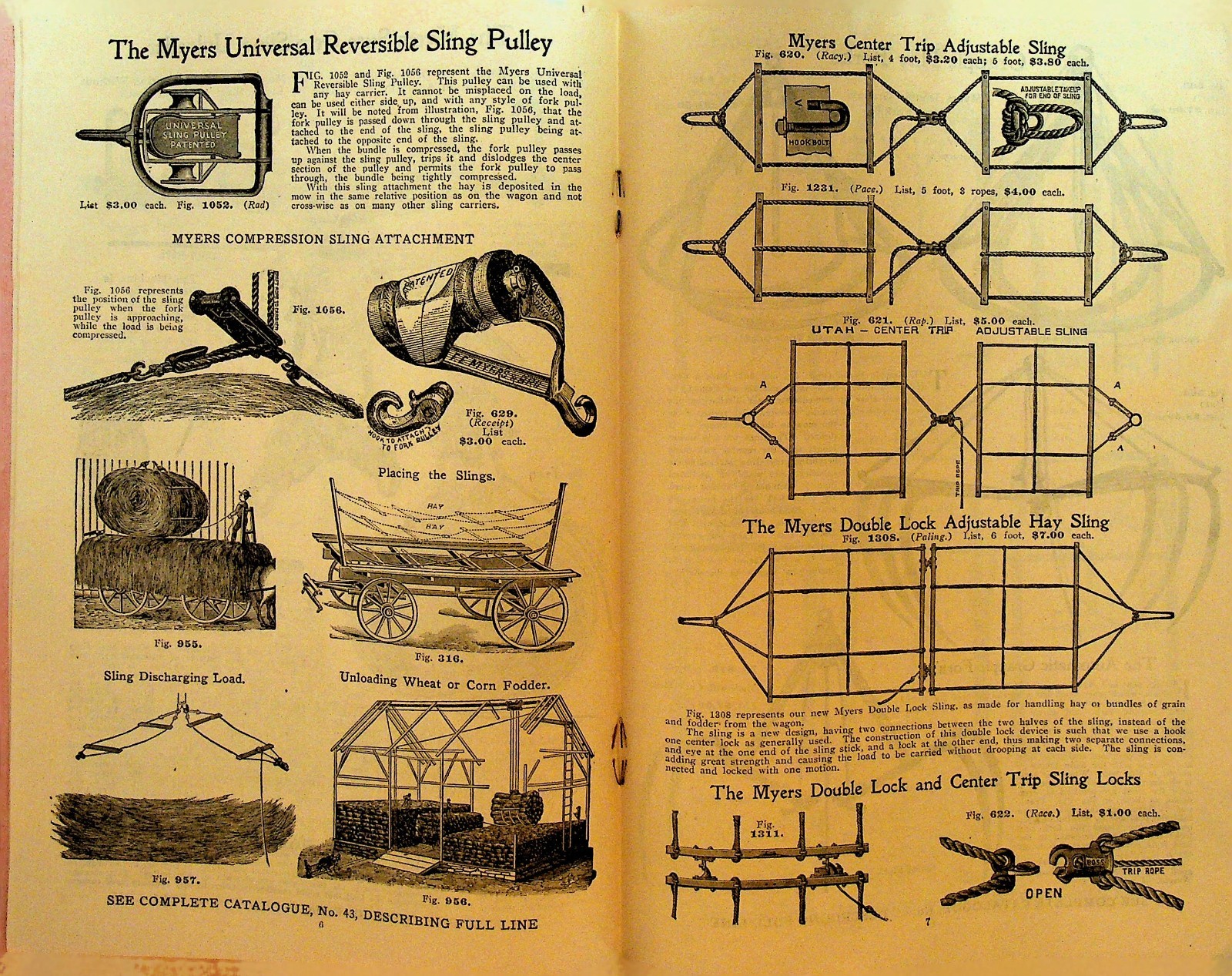 FE Myers & Bro Ashland Pump & Hay Tool Works Catalog ca 1910 Clover Leaf