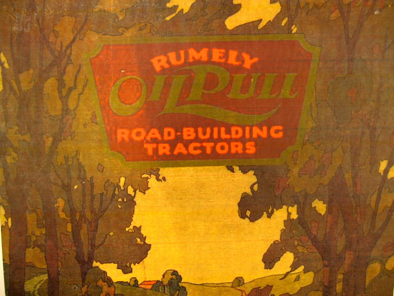 Advance- Rumely Vimtage OIL PULL Road Building Tractor Sales Catalogue