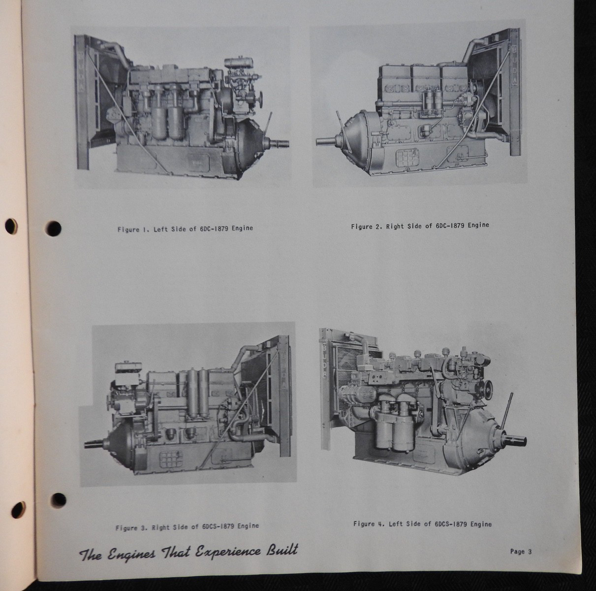 1950 Buda 6DC-1879 6DCS-1879 8DC-2505 8DCS-2505 Diesel Engine SERVICE Manual