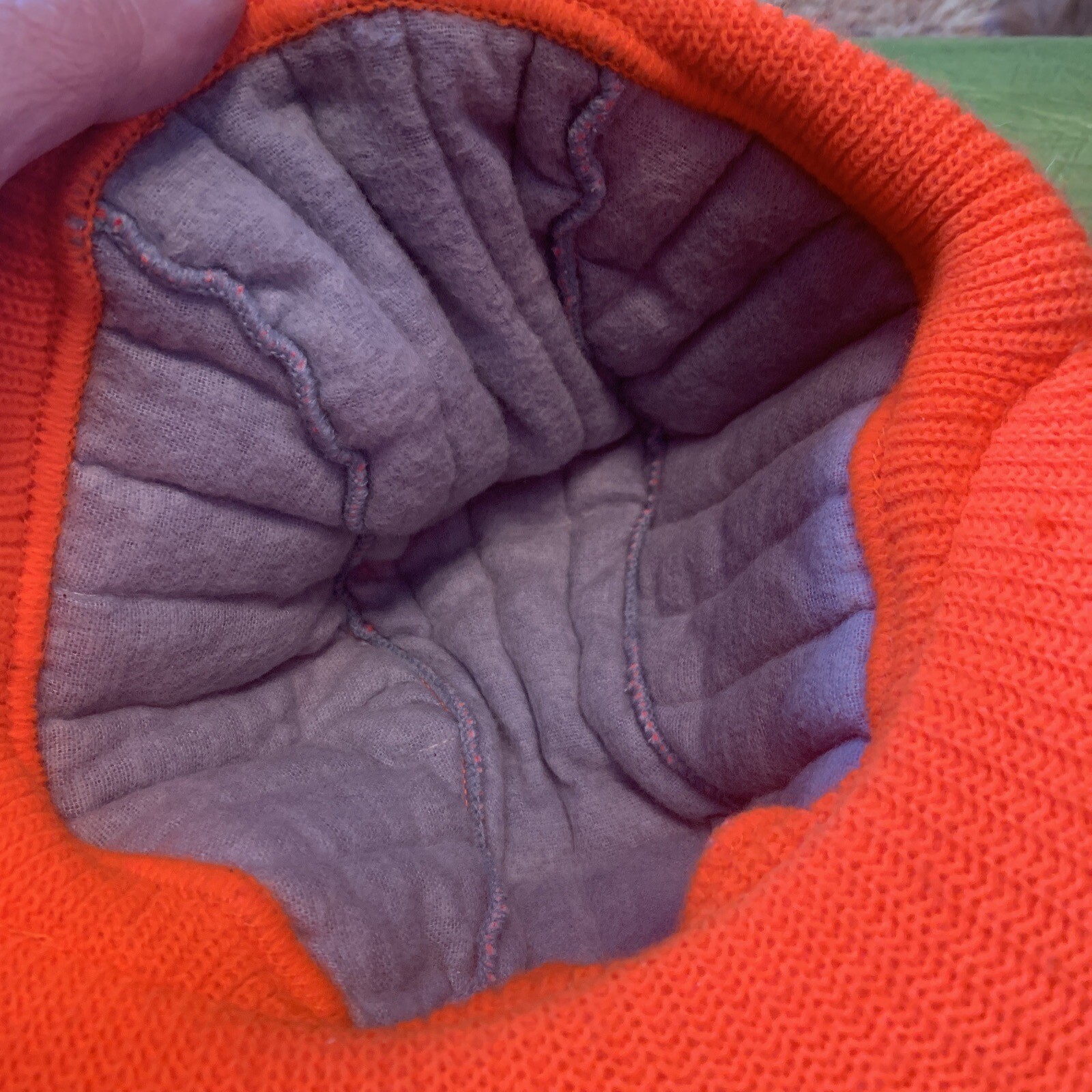 Vintage MIDLAND Coop Feed Ration Lined Insulated Cuffed Hunting Hat Farm Tractor