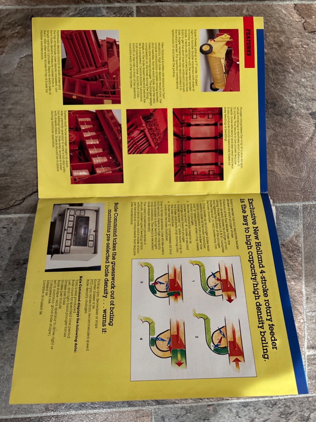 New Holland D1000 2x3x8 Square Baler Sales Brochure 8 Pages