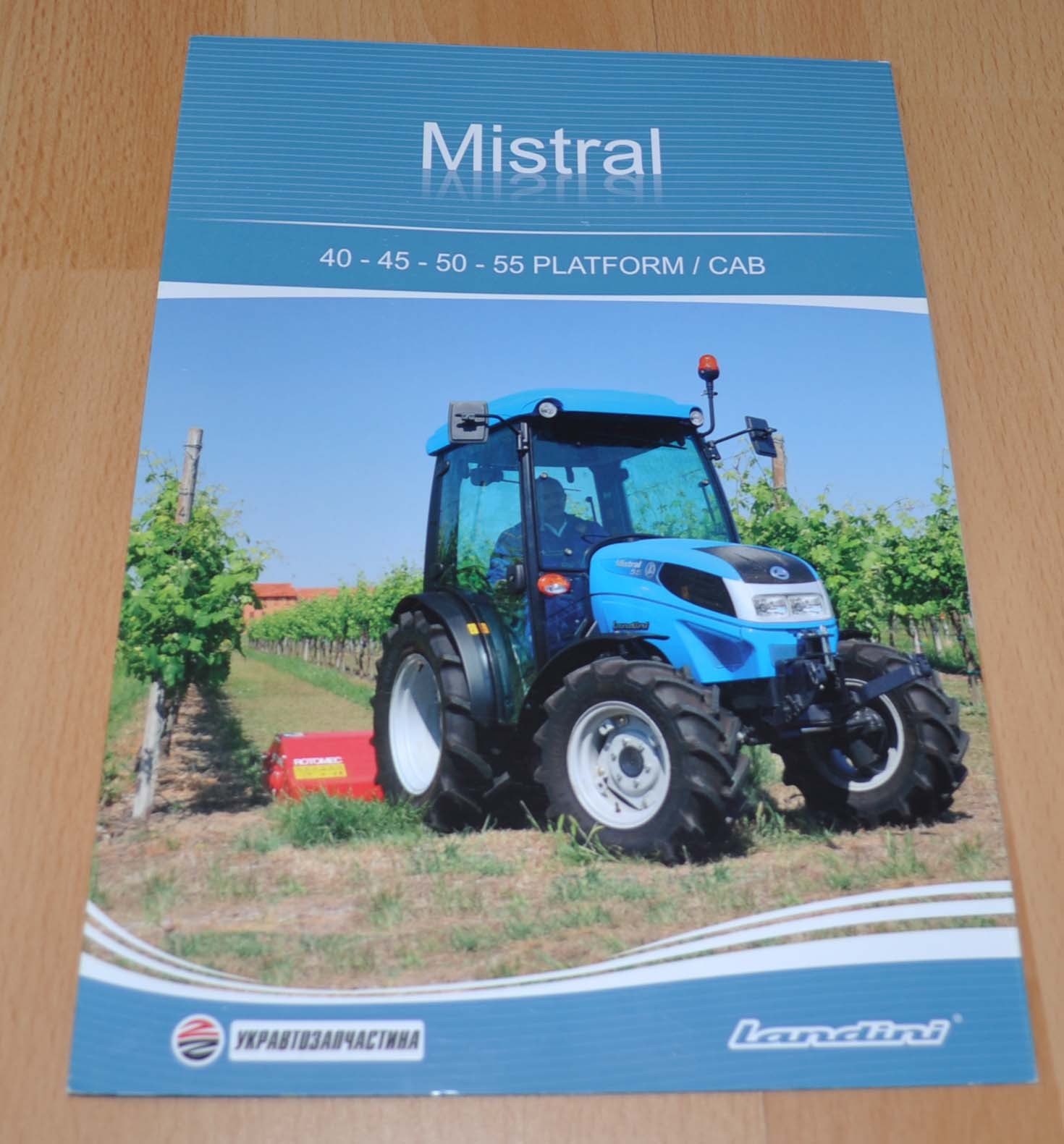 Landini Mistral Tractor Agriculture Brochure Prospekt