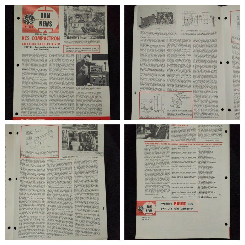 1960&rsquo;s Farm,Manufacturing,Electronics,Ham Radio Pamphlets  8 pcs  Lot #135