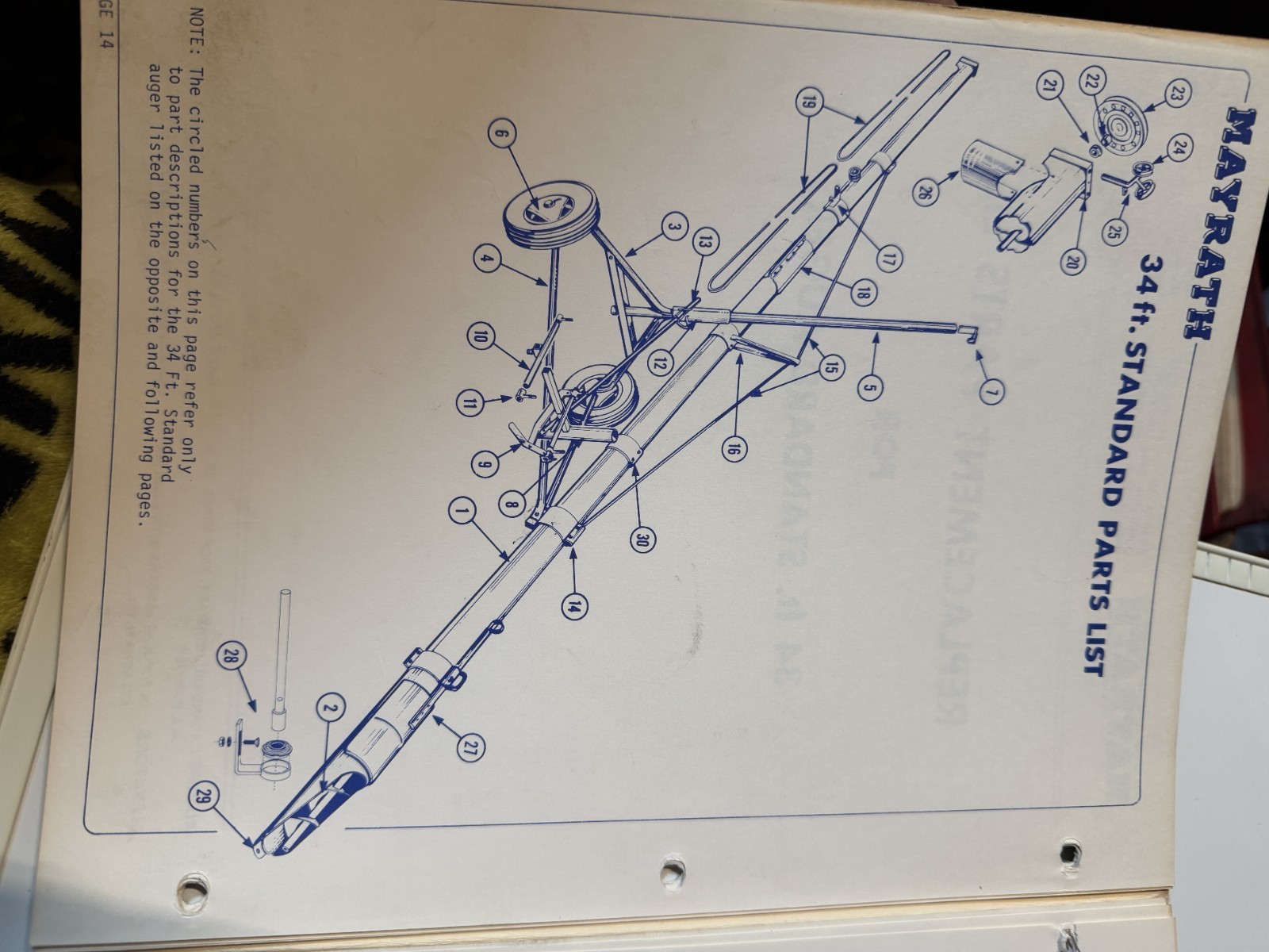 1971 Mayrath Industries Inc Replacement Parts List Folder DEALER SALES CATALOG
