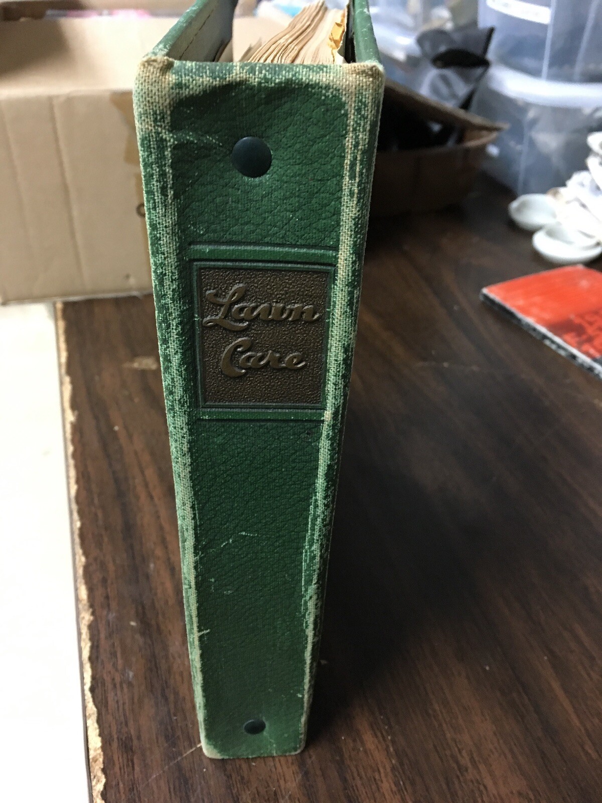 Vintage Scotts Lawn Care Binder w/Quarterly Bulletin Inserts O M Scott & Sons Co