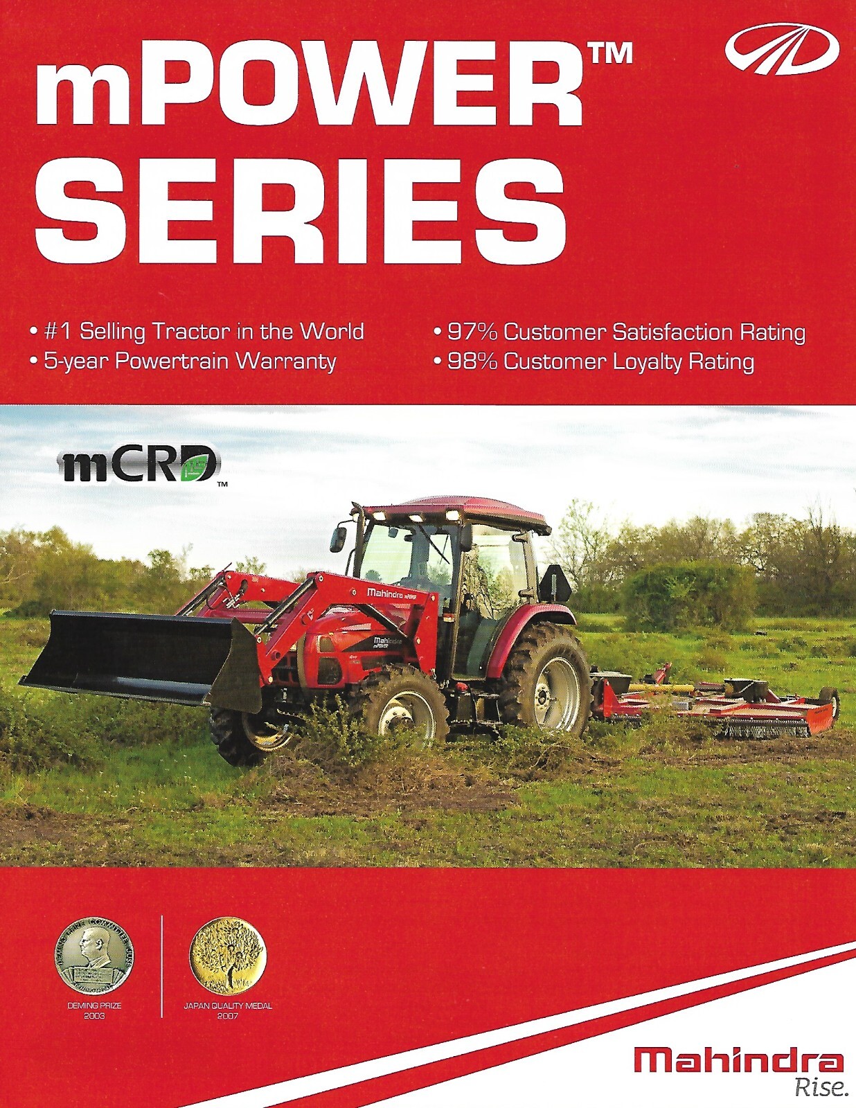 Farm Tractor Brochure – Mahindra – mPOWER 75 85 75P 85P – 2015 (F8500)