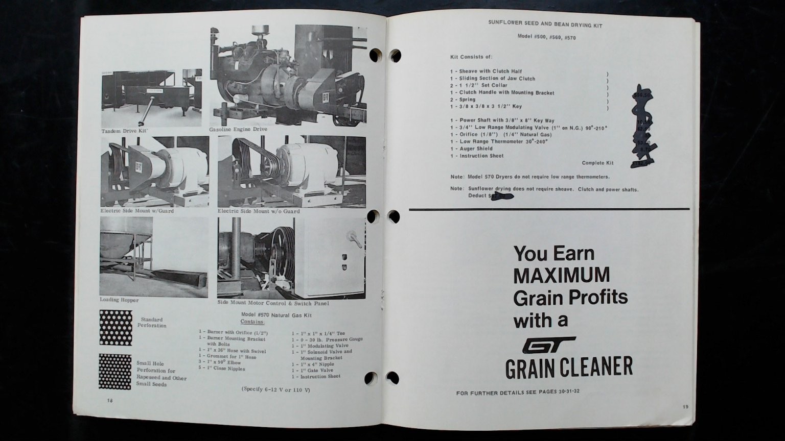 Gilmore-Tatge 1971 Brochure Grain Dryers Agricultural Catalog Vintage