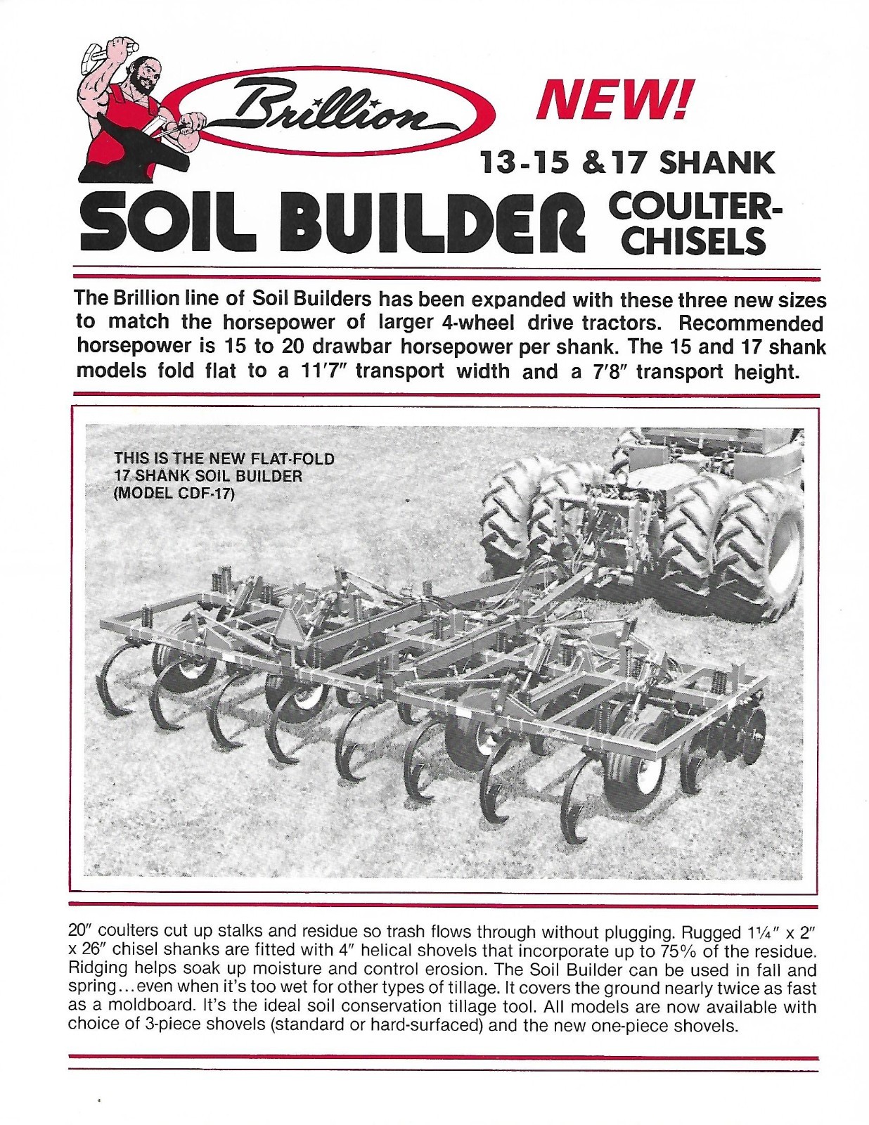 Farm Implement Data Sheet – Brillion – Soil Builder Chisel – Brochure (F9540)