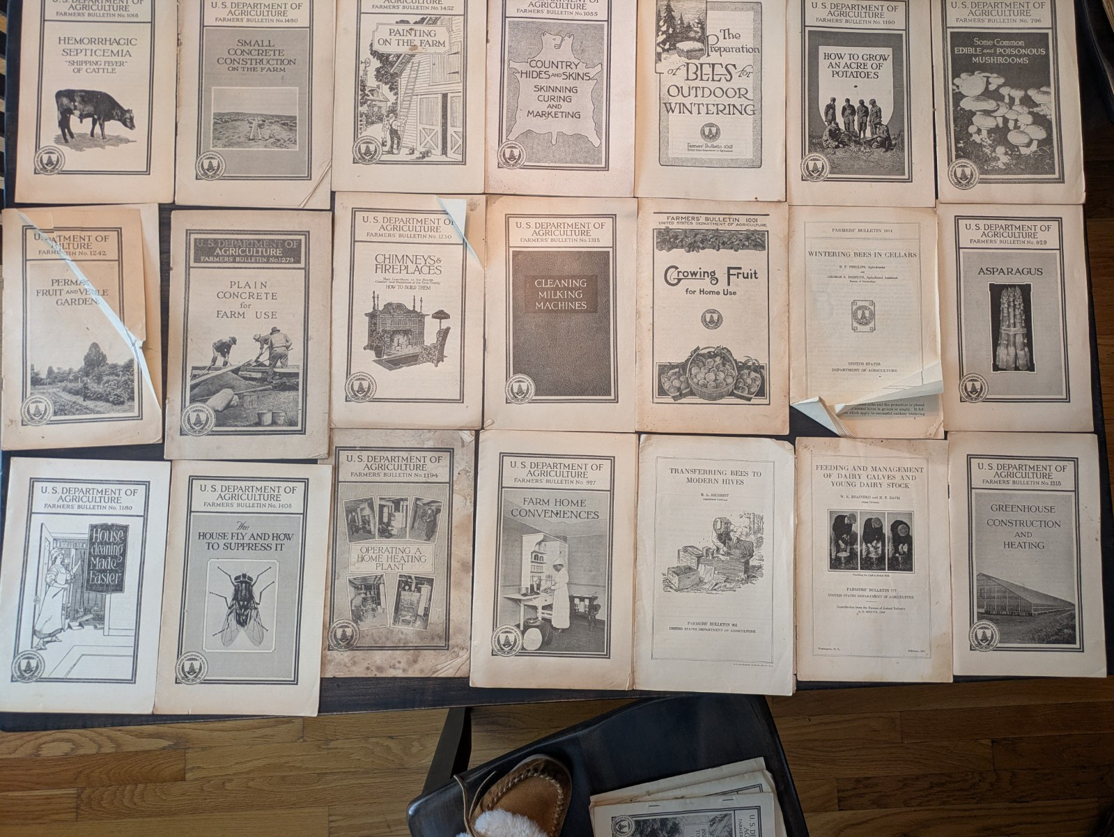 120 Antique US Dept. of Agriculture Farmers Bulletins, Leaflets, 1900-1950&rsquo;s