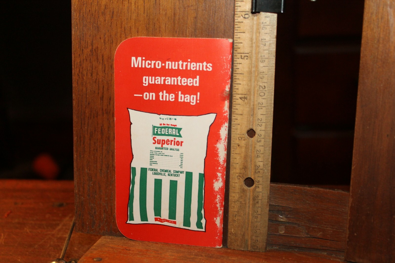Vintage 1940&rsquo;s Federal Fertilizer Superior Notebook