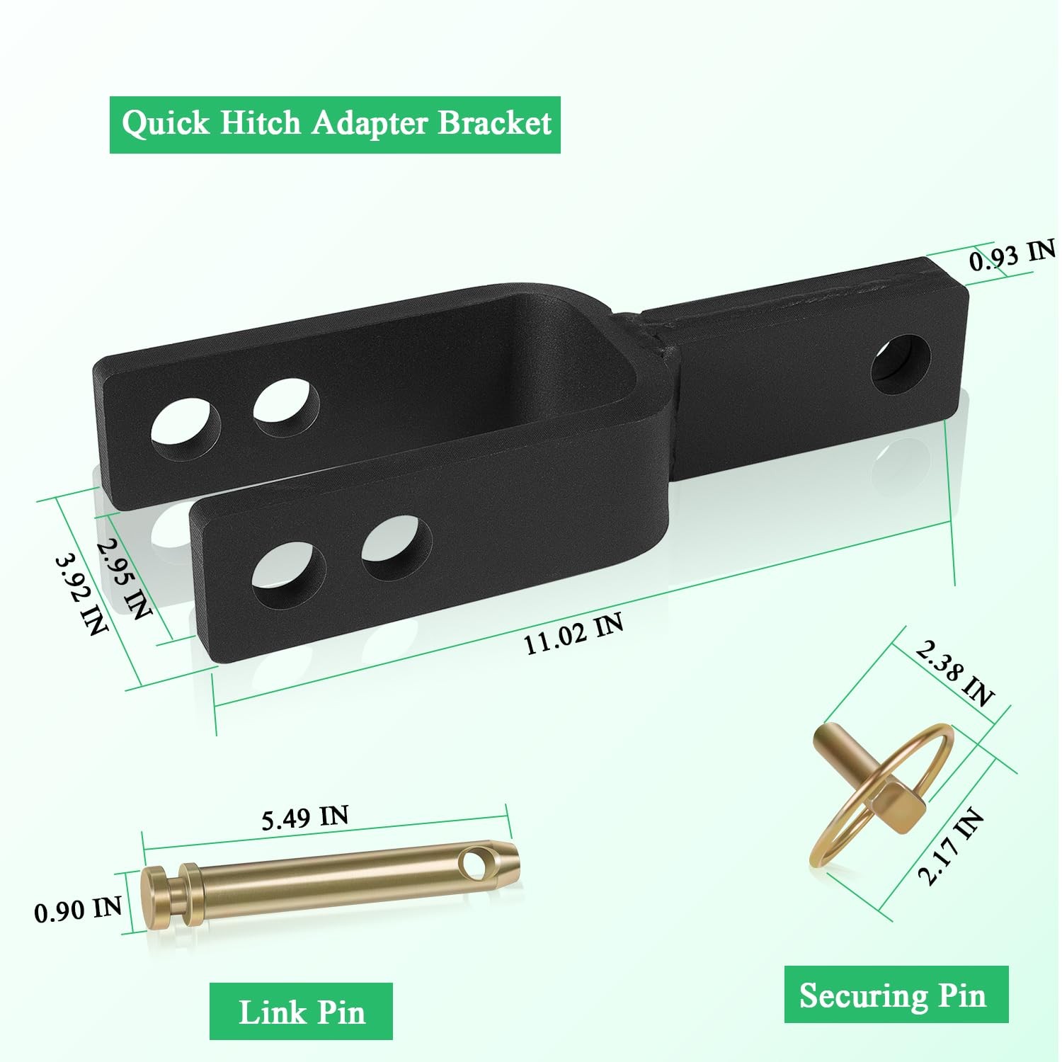 Versatile Quick Hitch Adapter Used to Adjust Top Link Bracket Movements Fits …