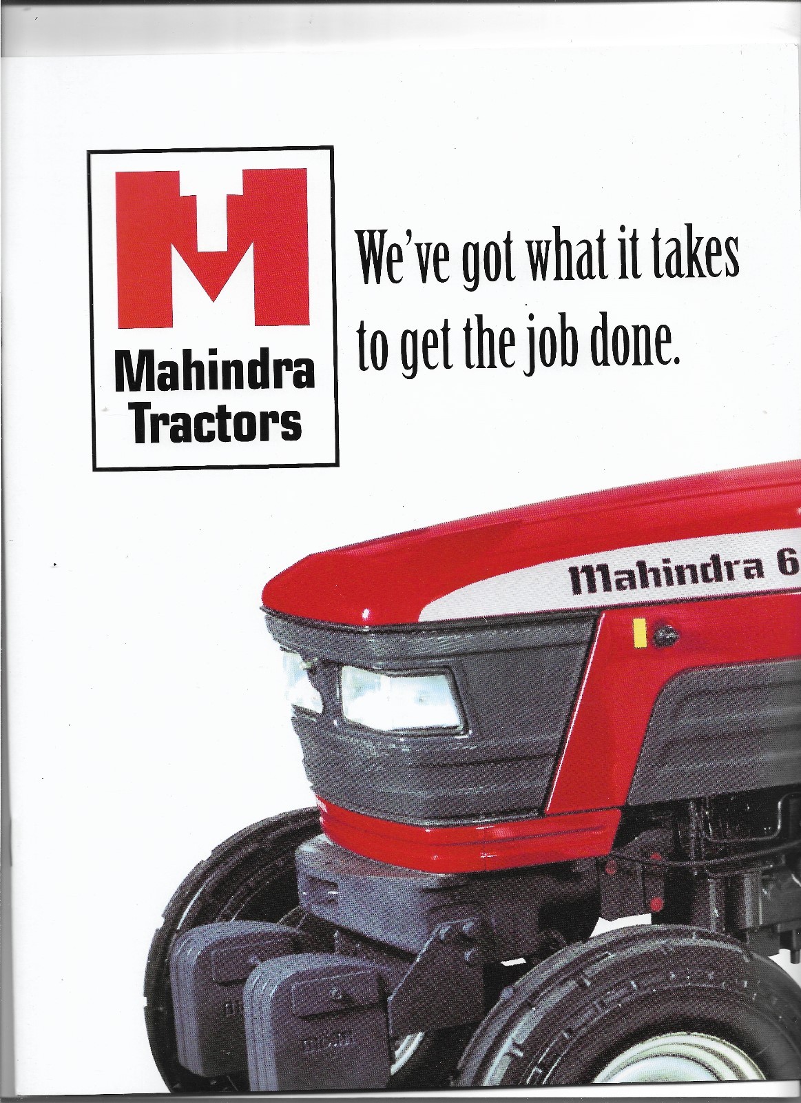 Original OE OEM Mahindra Tractors Dealer Advertising Sales Aid Brochure Booklet