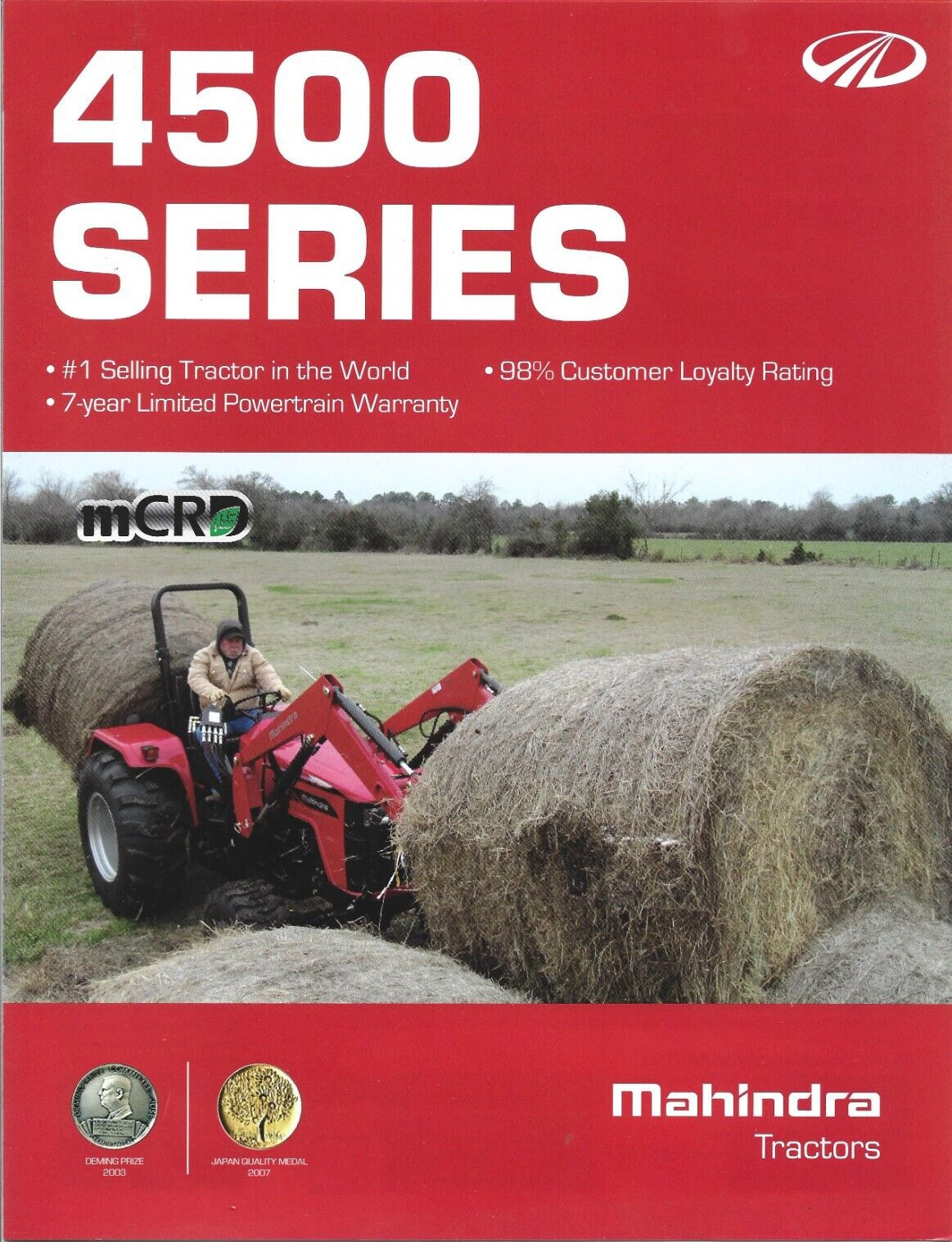 Mahindra 4500 Series Tractor Sales Brochure