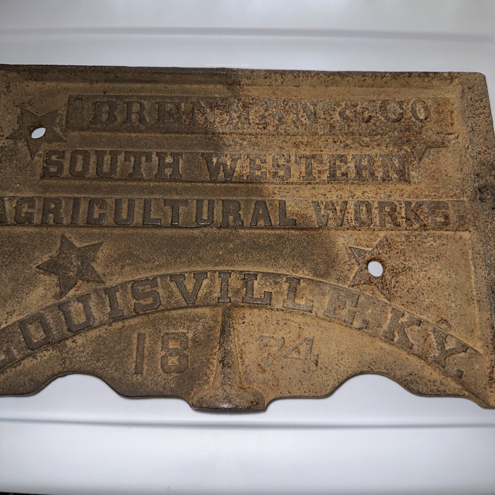 Brennan & Co Southwestern Agriculture Implement Works Louisville KY Cast Iron