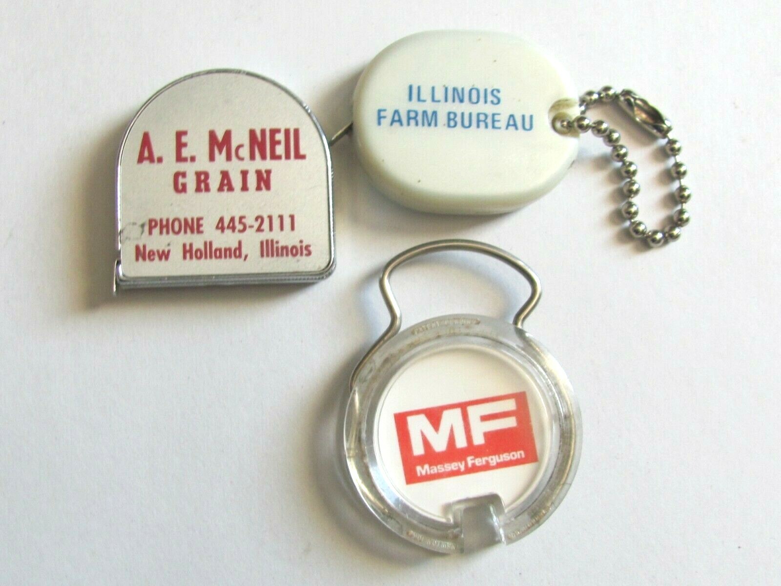 1980&rsquo;S FARM ADVERTISING IL FARM BUREAU LOT McNEIL GRAIN MF BY-PRODUCTS CARDS
