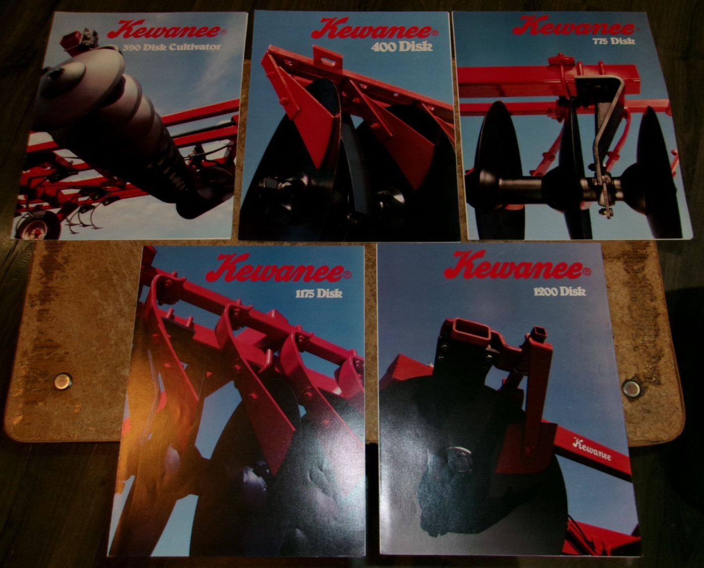 5-lot vintage kewanee equipment 2 page brochures in good shape used
