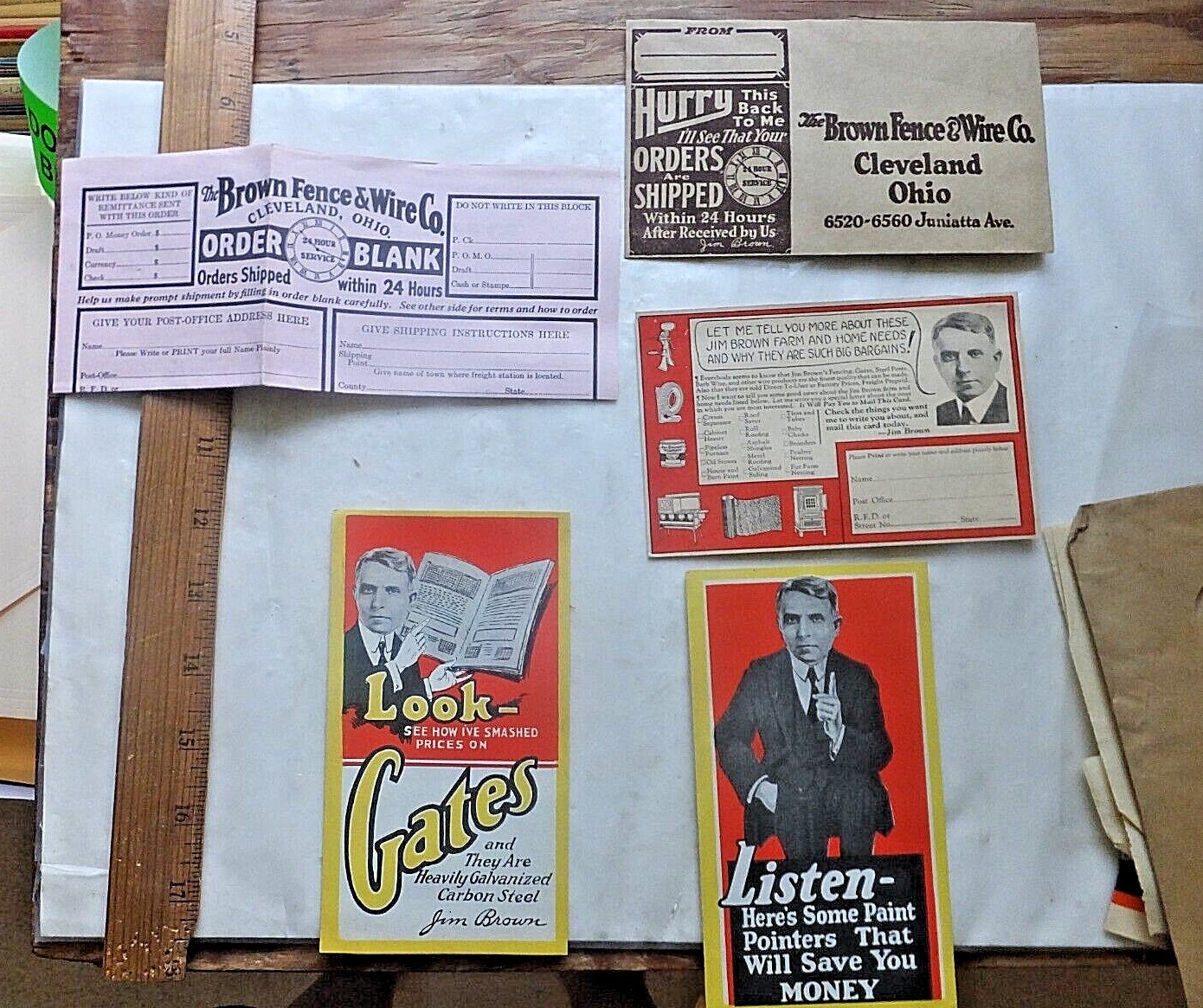 1929 Brown Fence & Wire Co. Sales Brochures. Fences, Paints, etc. Cleveland Ohio