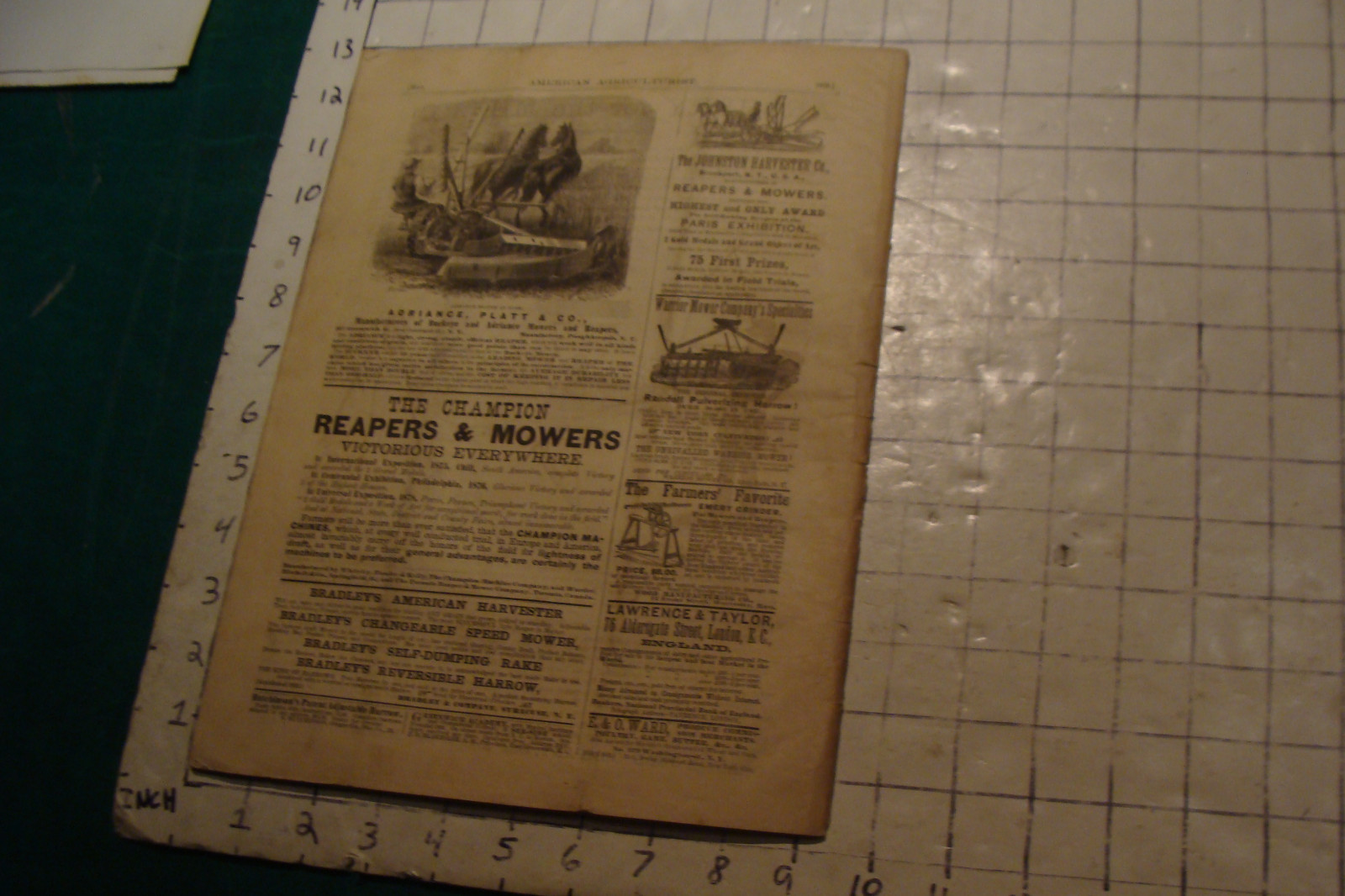 Vintage American Agriculturist 1879 May; great DOGS, SHEEP, MACHINES,