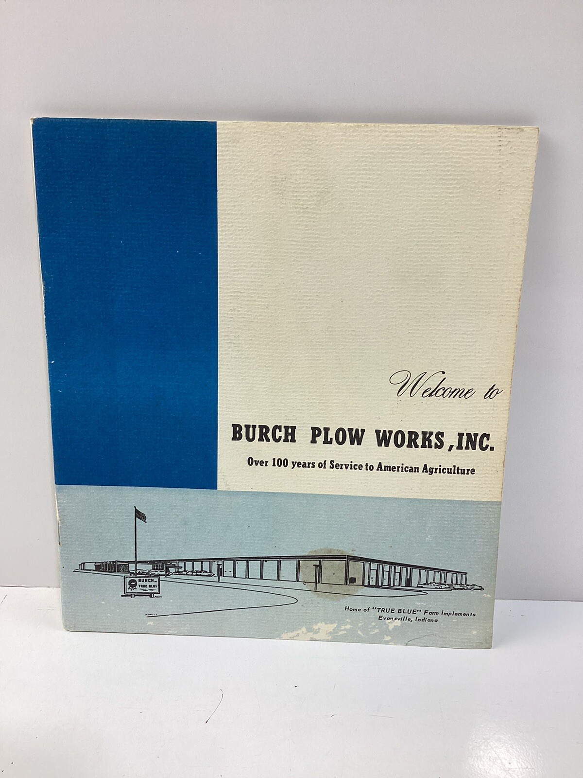Vintage Burch Plow Works Factory Display Booklet