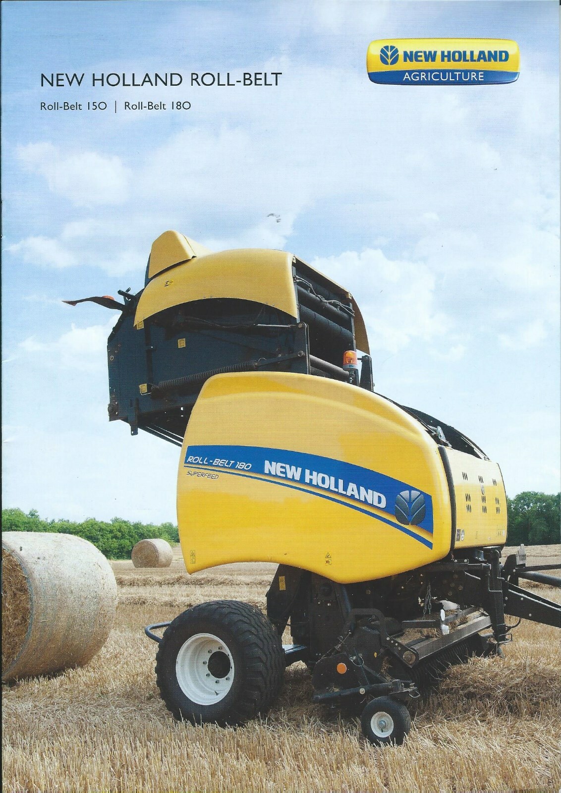 Farm Equipment Brochure – New Holland – Roll Belt 150 180 – c2013 (F7076)
