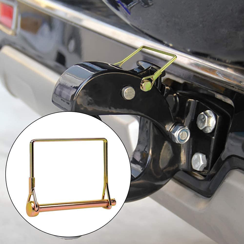 10 Pack Coupler Pin 1/4&Prime;,Trailer Pto Shaft Locking Pin Set Trailer Hitch Locking