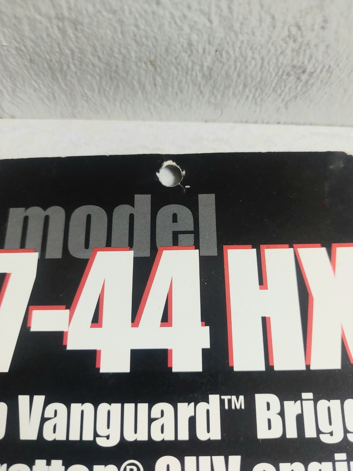 NOS Wheel Horse Dealer Price Tag Sale Hanger Tag 1990&rsquo;s