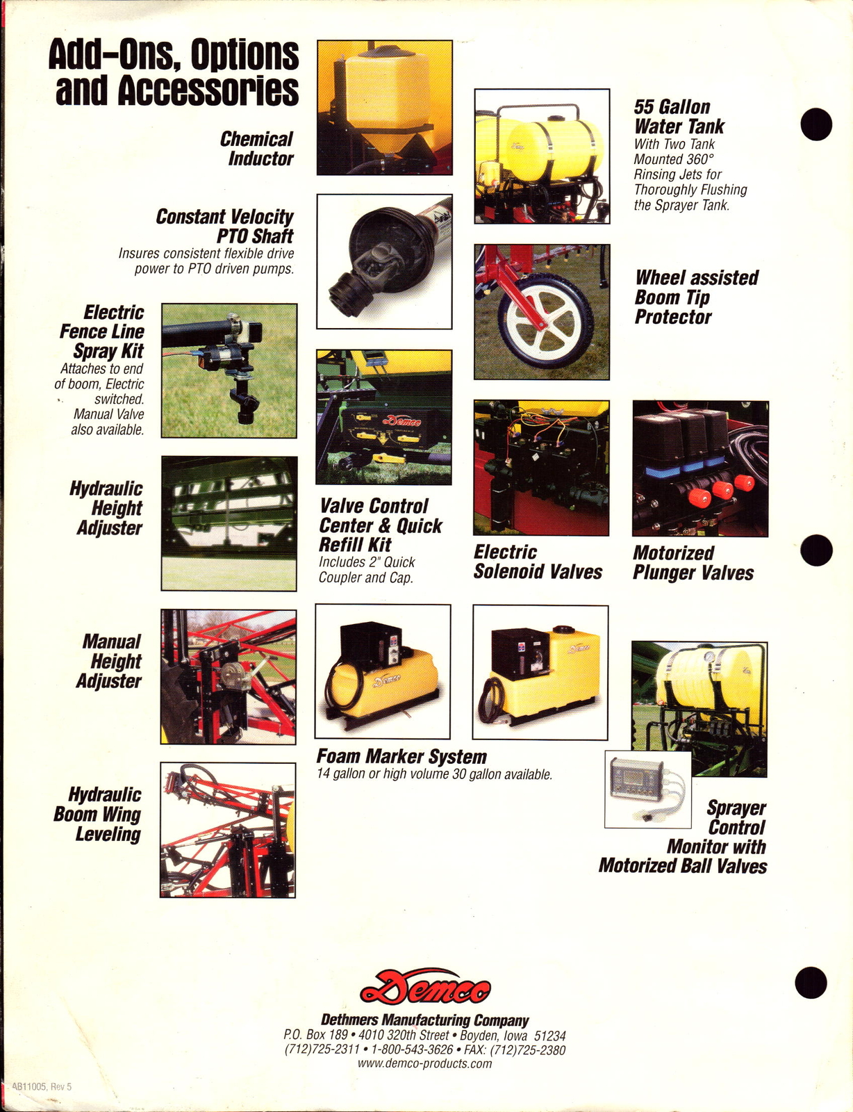 Vintage brochure Farm Machinery Demco Big Wheel Sprayers
