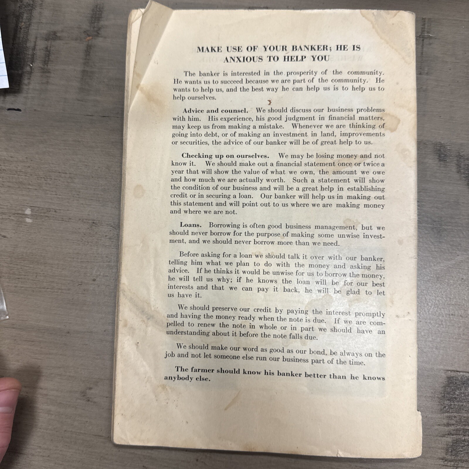 1926 Farm Poultry Pays International Harvester Company Booklet