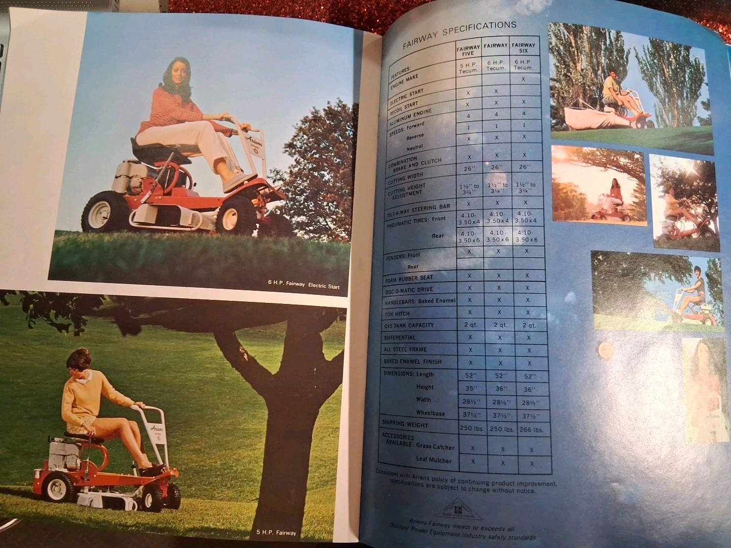 What&rsquo;s new ariens 1971 lawn tractors booklet brochure Tillers Mowers Free Shippi