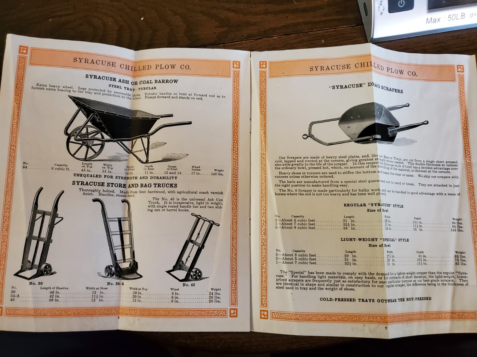 Vintage John Deere Syracuse Mailer, Series A-41-S. P. C. Co.-1925