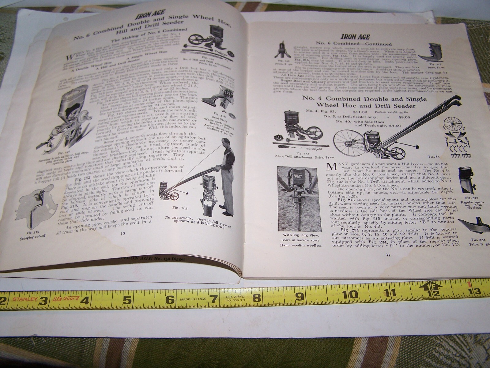 IRON AGE 1910 Full Line Sales Catalog Cultivator Plow Planter Farm Garden NICE!