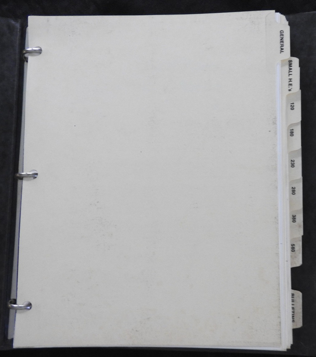 c.1980 Mitsubishi Excavator Sales Catalog Manual MS 070 120 180 230 280 380 580