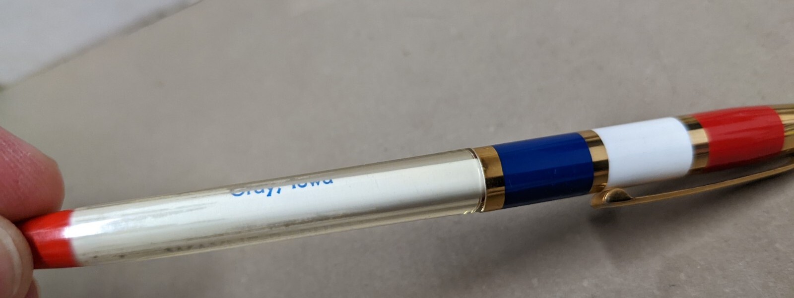 Vintage Wayne R. Rudnick Corn Shelling & Cracking Phn 563-2988 Gray Iowa IA Pen