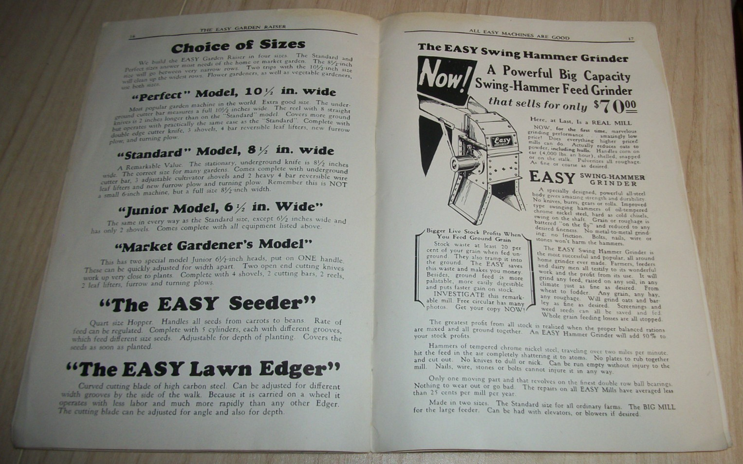 VINTAGE 30s-40s BETTER GARDENING BROCHURE EASY MFG. CO. LINCOLN NEBRASKA 19 PAGE