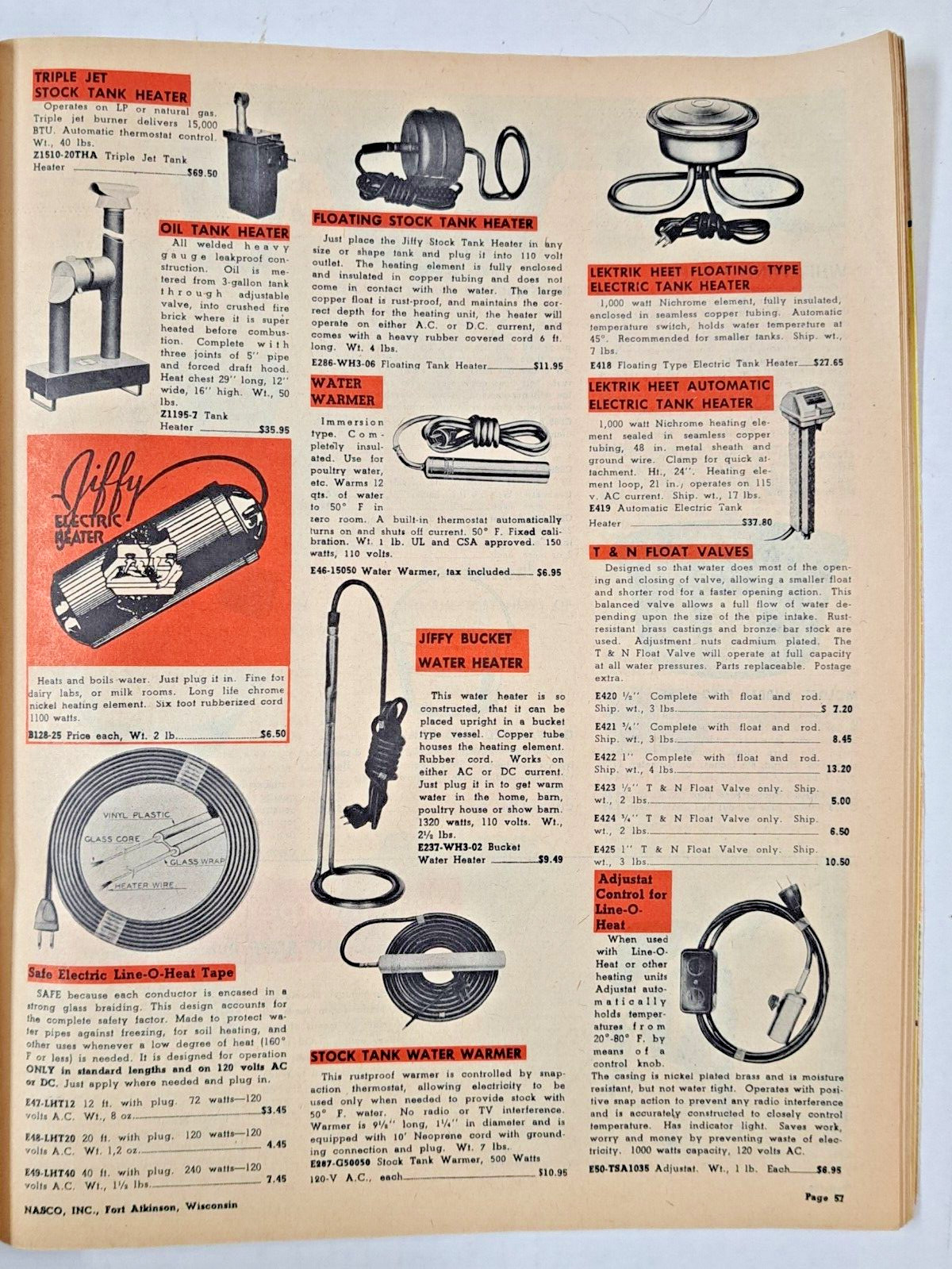 VTG 1962 NASCO Catalog #89 farm, equine, livestock, tools, tractor, implement
