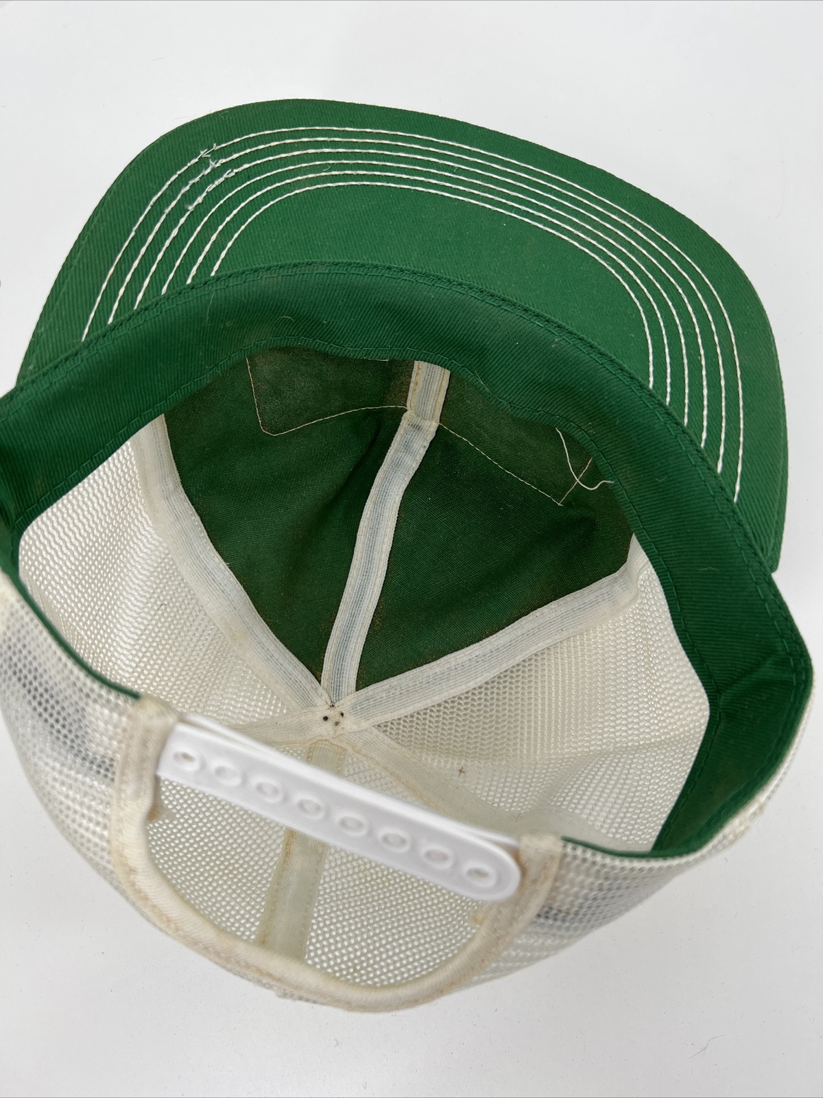 Vintage AGRI-KING KEY Patch Mesh Trucker HAT CAP Drink More Milk Green/White
